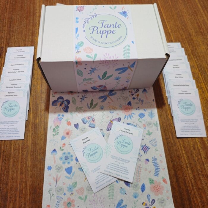 Colección 40 semillas hortalizas flores. Kit Huerto Primavera Verano