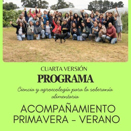 Estudiantes compartiendo en el curso de agroecologia y huerta de Tante Puppe