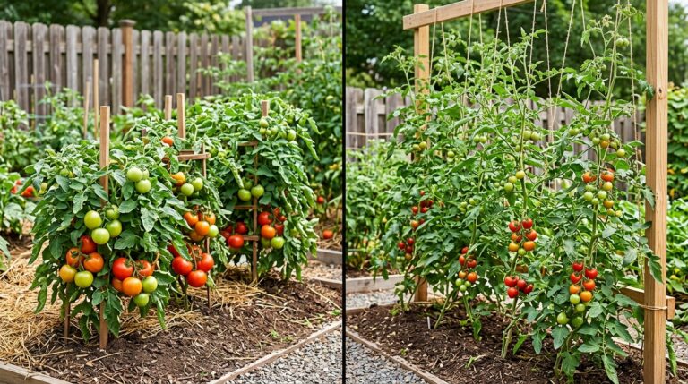 Comparación entre tomate determinado e indeterminado